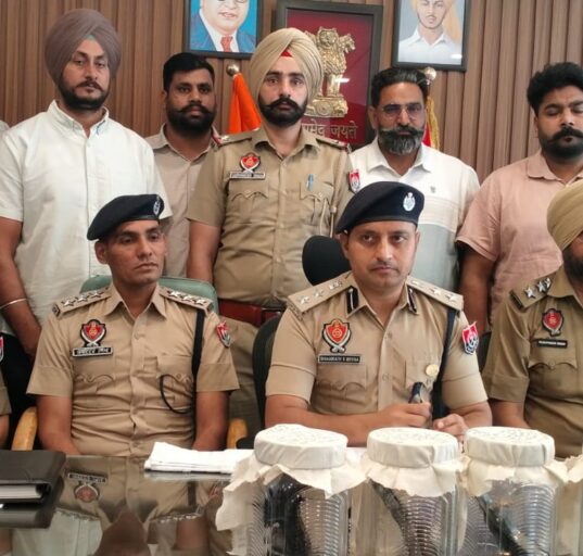 mansa-police-arrest-six-recover-five-illegal-weapons-and-15-live-cartridges